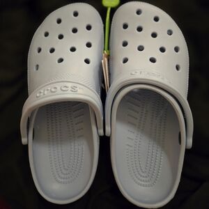 NWT light blue crocs
